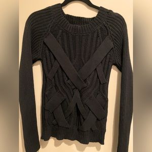 Vivienne Tam black knit sweater Size XS NWOT Luxury